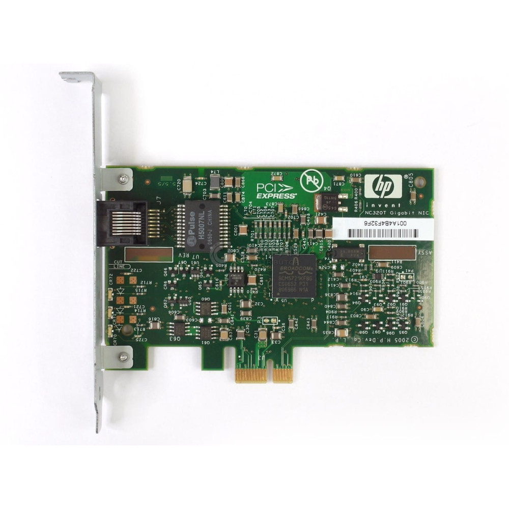 395866-001 HP NC320T SINGLE PORT 1GB RJ-45 ADAPTER PCI-E